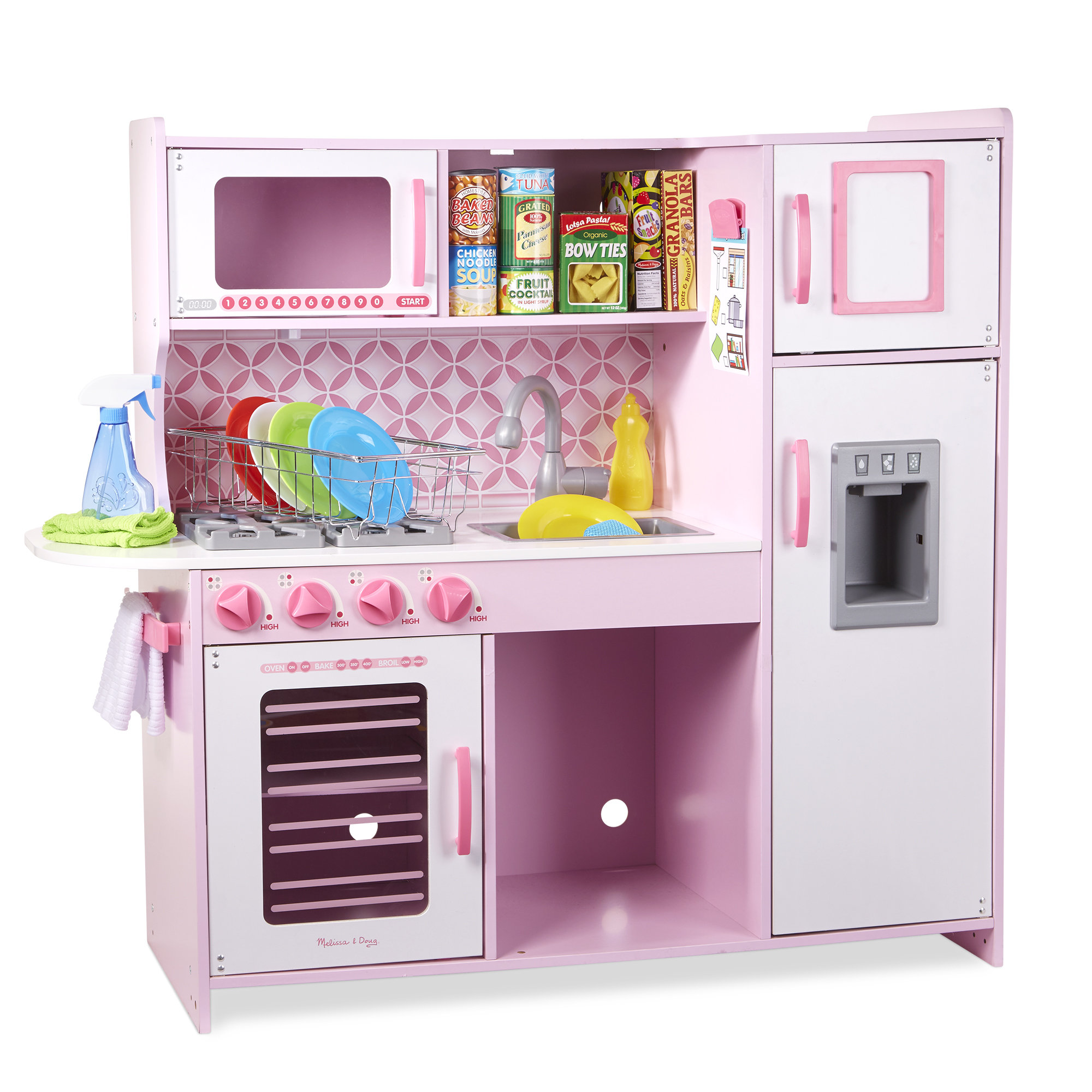 Melissa Doug Chef s Kitchen Set Reviews Wayfair